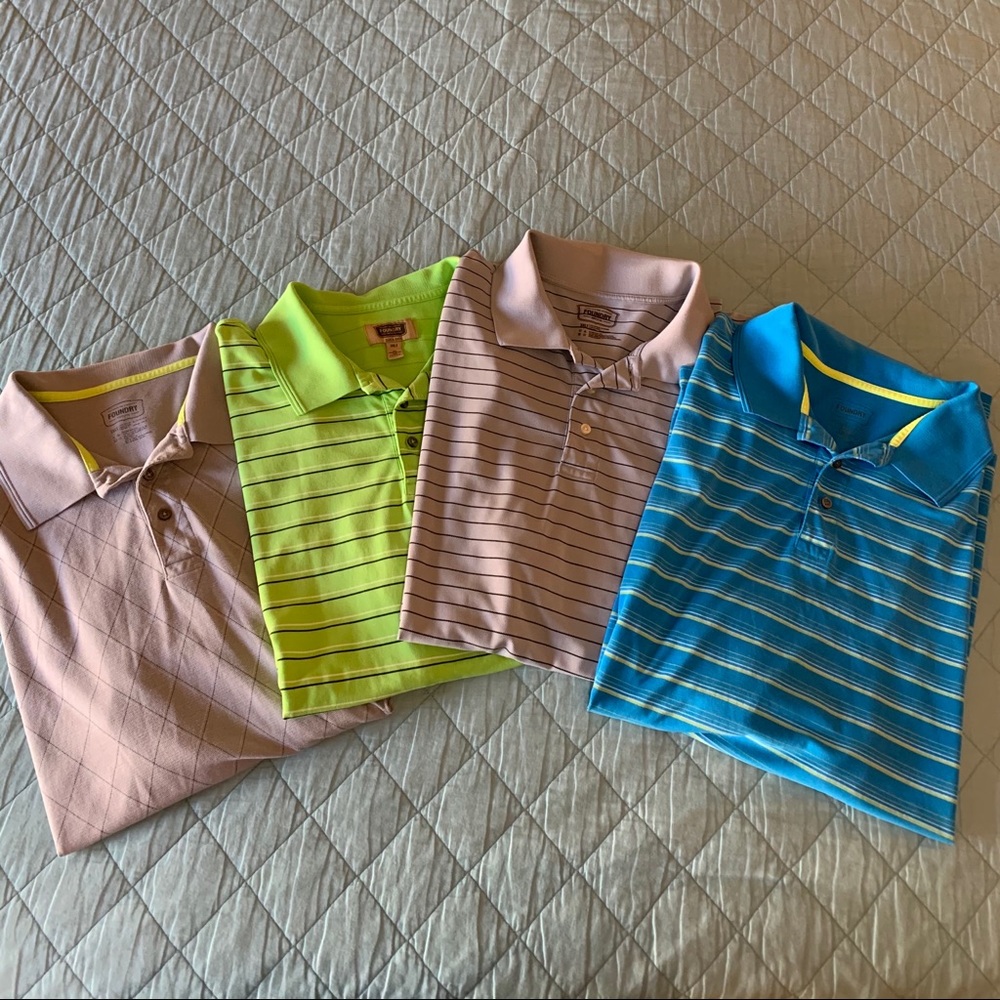 Bundle of Foundry polo shirts (4)